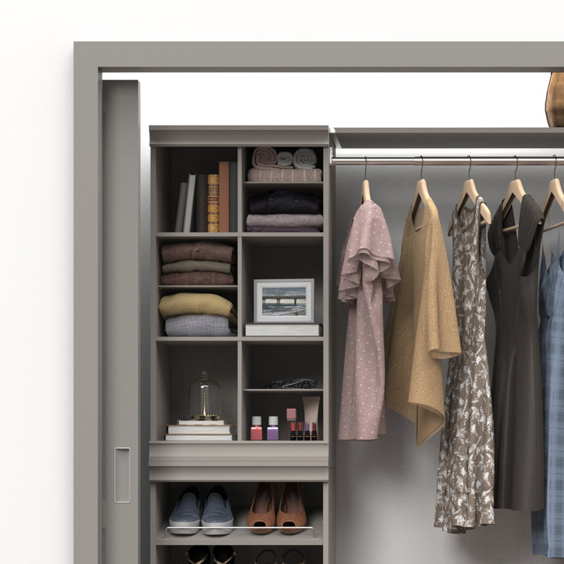 ClosetMaid Modular Storage 21.38" W Shelving Unit with 12 Shelves